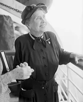 Helen Keller Arriving from France