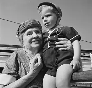 Blind Prints: Helen Keller Holding Donald Hart