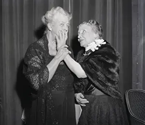 Blind Prints: Helen Keller Reads Mrs. Roosevelt'S Lips