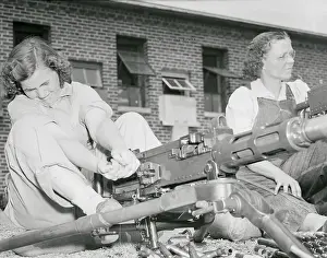 Maryland Prints: Helen Linamood Firing Gun