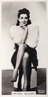 Helen Silver, Glamour Girls of Stage and Screen series, Carerras collectible tobacco card, 1939