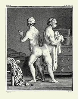 Twins Prints: Hélène and Judith, siamese twins