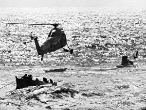 Walter M Prints: Helicopter & Boat Approach Sigma Craft