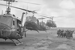 US Helicopters Taking off