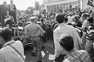 Hell's Angels Members Fighting with Demonstrators