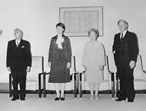 Nagako Prints: Helmut Schmidt and Others at Imperial Palace