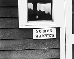 West Virginia Prints: Help Not Wanted Sign in West Virginia