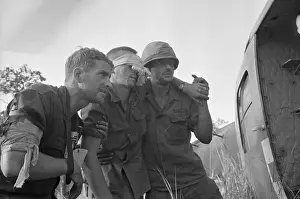Cavalry Prints: Helping a Wounded Soldier