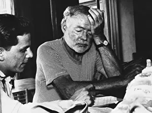 Watch Prints: Hemingway Talks with Journalist