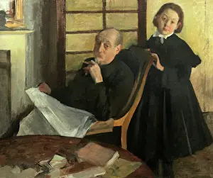 Henri Degas And His Niece Lucie Degas (The Artists Uncle And Cousin)