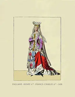 Fashon Prints: Henry 4th - Charles 6th - 1408
