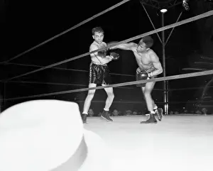 Henry Armstrong and Barney Ross Boxing