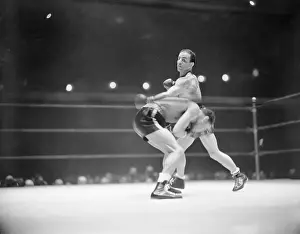 Henry Armstrong Ducking a Punch