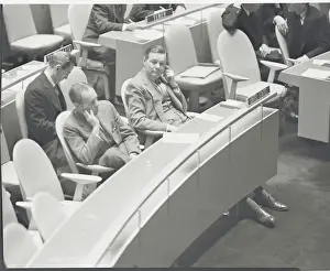 Henry Cabot Lodge Jr. in United Nation's Session