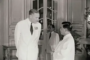 Saigon Prints: Henry Cabot Lodge Meeting Ngo Dinh Diem