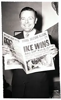 Henry Cabot Lodge Reading Newspaper