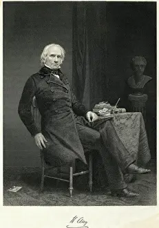 Henry Clay Prints: Henry Clay Sitting At A Table