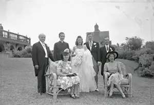 Groom Prints: Henry Ford II and Anne McDonnell with Parents