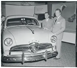 Company Vice President Prints: Henry Ford II and Brother Benson with New Models