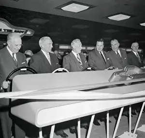 George W Prints: Henry Ford II with Colleagues