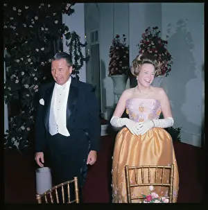 Debutante Prints: Henry Ford II with Daughter Charlotte