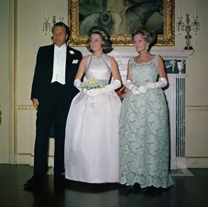 Michigan Prints: Henry Ford II Posing with Wife and Daughter
