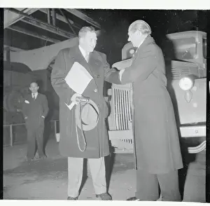 Cologne Prints: Henry Ford II Shaking Hands with Factory Manager