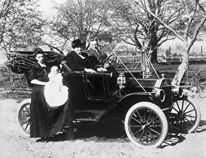 Dearborn Prints: Henry Ford in a Model T
