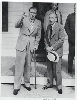 Dearborn Prints: Henry Ford and prince Bertil of Sweden