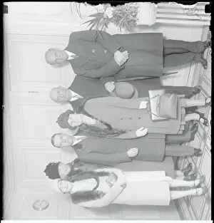 Firestone Jr Prints: Henry Ford with Wife and Friends on Liner