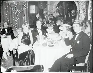 Bermuda Prints: Henry Howes Sitting at a Table With Colleagues