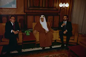Faisal Prints: Henry Kissinger Meeting with King Faisal