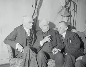 Byrns Prints: Henry Rainey Conversing with Others