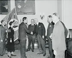 Stimson Prints: Henry Stimson Preparing to Leave