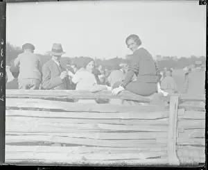 Stimson Prints: Henry Stimson with Socialites at Horse Show