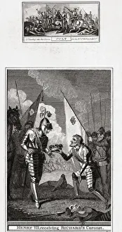 Henry Vii Prints: Henry VII After Winning Battle on Bosworth Field
