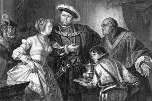 Henry VIII (1491-1547) Gallery: Henry VIII Meets Anne Boleyn