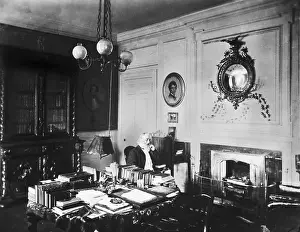 Study Prints: Henry Wadsworth Longfellow In His Study