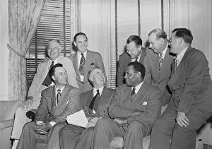 Henry Wallace Meeting With Colleagues