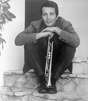 Herb Alpert Posing with Trumpet
