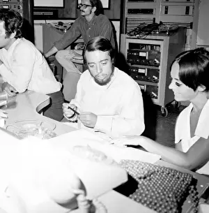 Herb Alpert And Sergio Mendes In The Studio