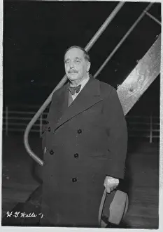 Wells Prints: Herbert George Wells Posing
