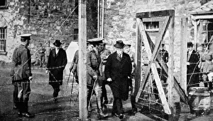 Exiting Prints: Herbert Henry Asquith Leaving Irish Rebel Barracks