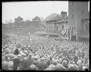 Rhetoric Prints: Herbert Hoover Addressing Crowd