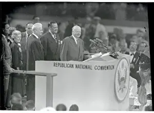 Herbert Hoover Receiving Applause