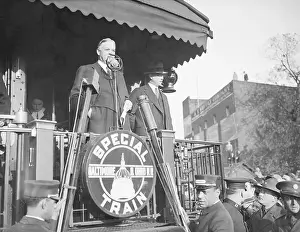 West Virginia Prints: Herbert Hoover Speaking
