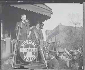 Athens Prints: Herbert Hoover Waving