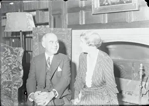Lehman Prints: Herbert Lehman Conversing with Wife