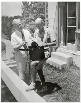 Herbert T. Strong and Dr. William Beebe