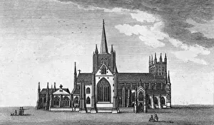 Landscape Architectural Prints: Hereford Cathedral